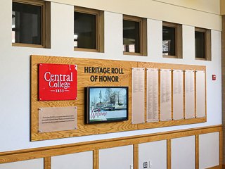 College Digital Donor Wall Display
