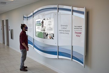 Healthcare Digital Donor Recognition Display