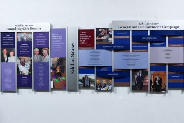 Parish Donor Recognition Rail Wall