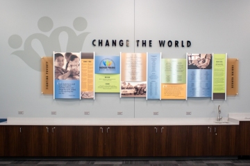 Social Services Donor Recognition Display