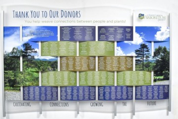 Arboretum Donor Recognition Wall