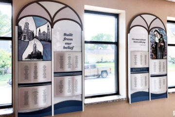 Religious Donor Recognition Wall