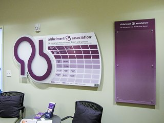 Alzheimer's Donor Recognition Wall