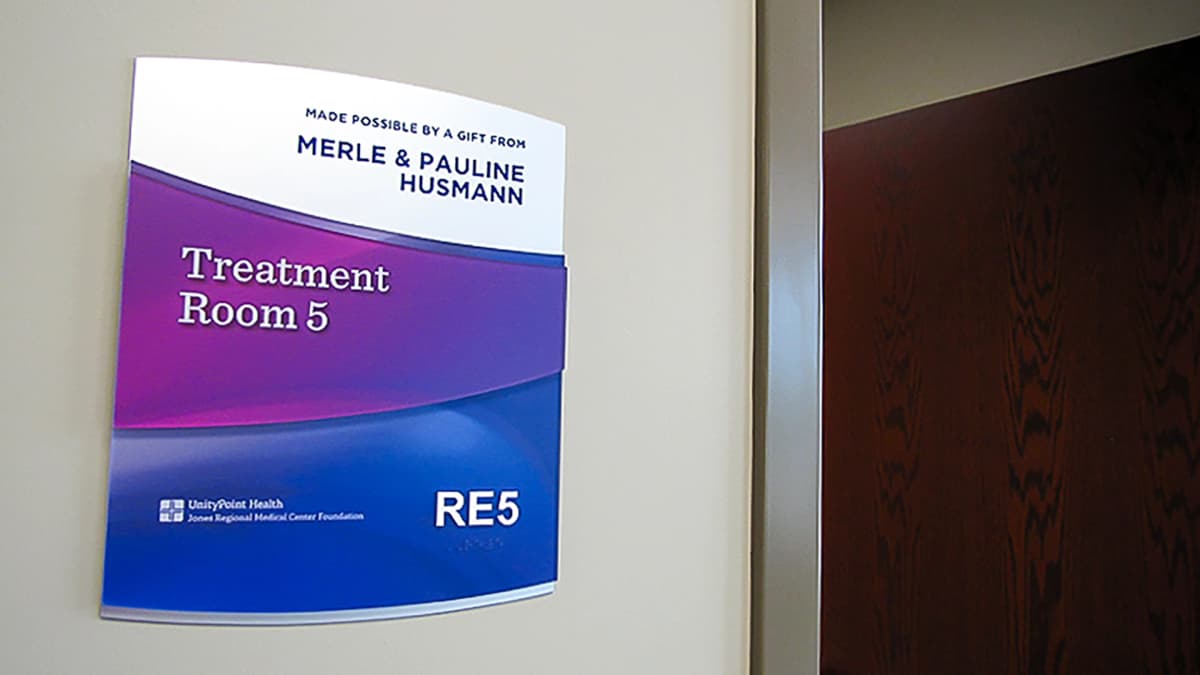 Jones Regional Medical Center Foundation plaques donor recognition wall recognition, plaque