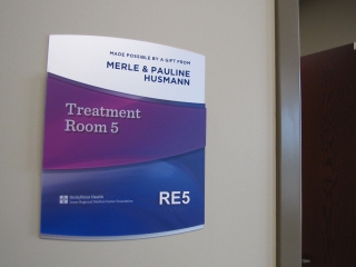 UnityPoint Hospital Room Naming Plaques
