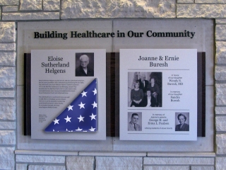 Jones Regional Hospital Donor Wall