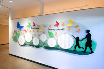 Butterfly Donor Wall