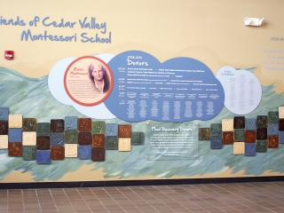 School Tile Donor Wall