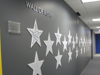 Make-a-Wish Donor Wall