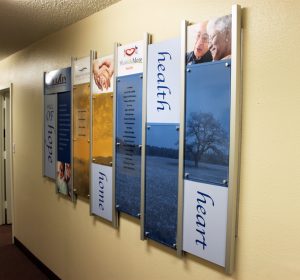 Donor Recognition Wall for SeniorServ - Anaheim, CA