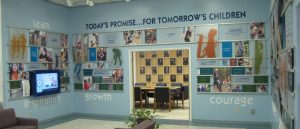 Custom Designed Donor Walls with Interactive Wall - Austin TX - Presentations Inc of Iowa
